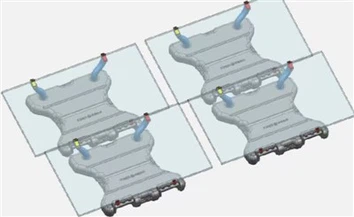 Ballasztott napenergia -állvány HDPE üreggel